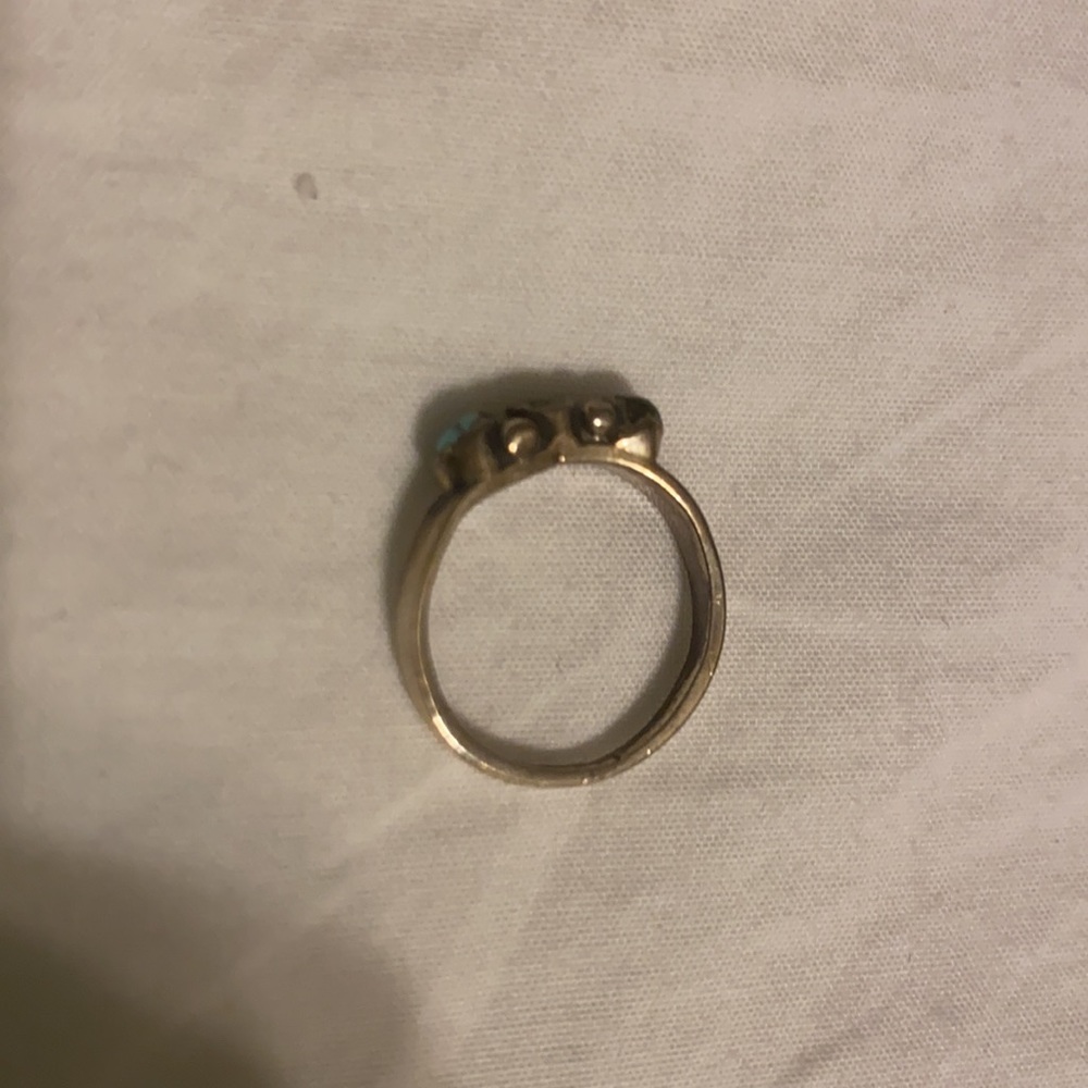 Turquoise silver ring - Picture 3 of 3